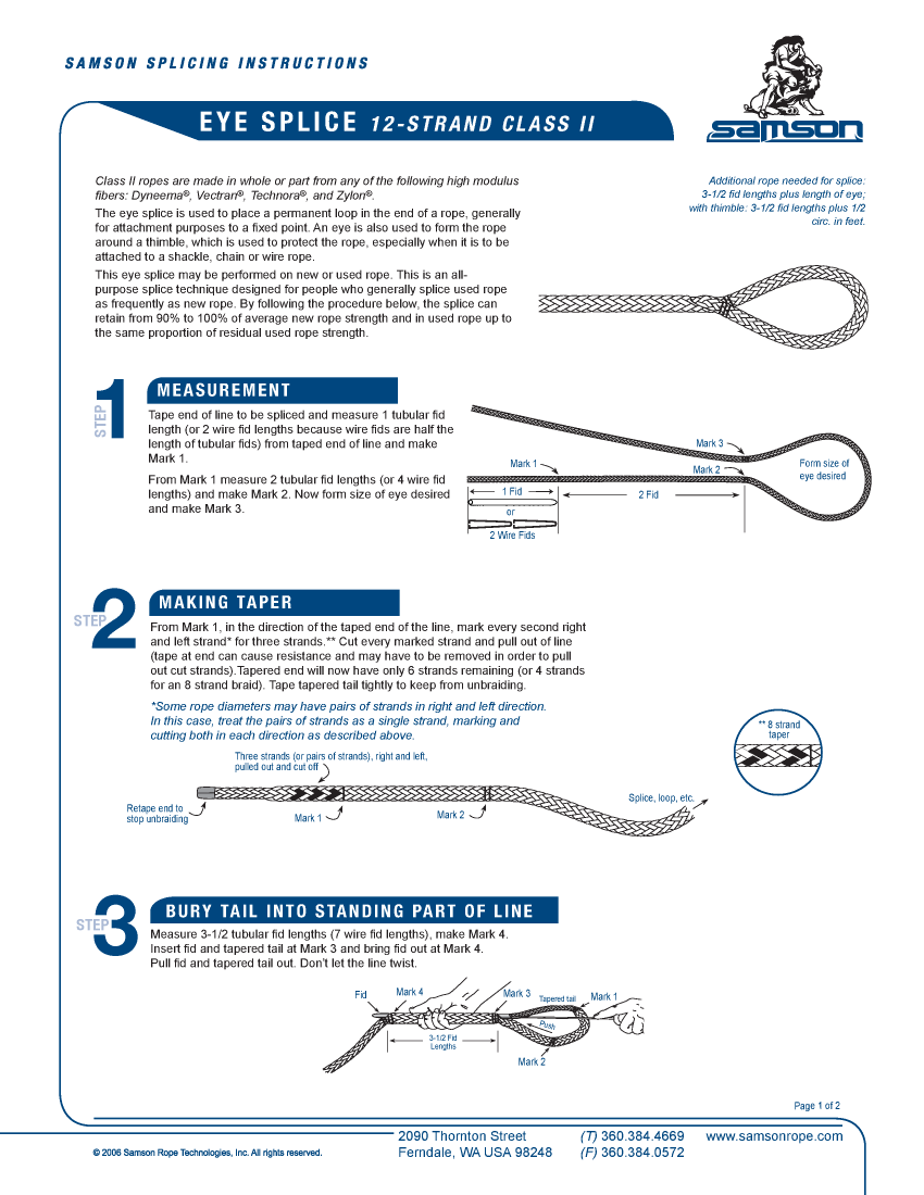 Eye Splice In Amsteel