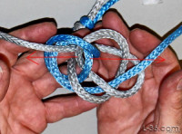How to tie a button knot