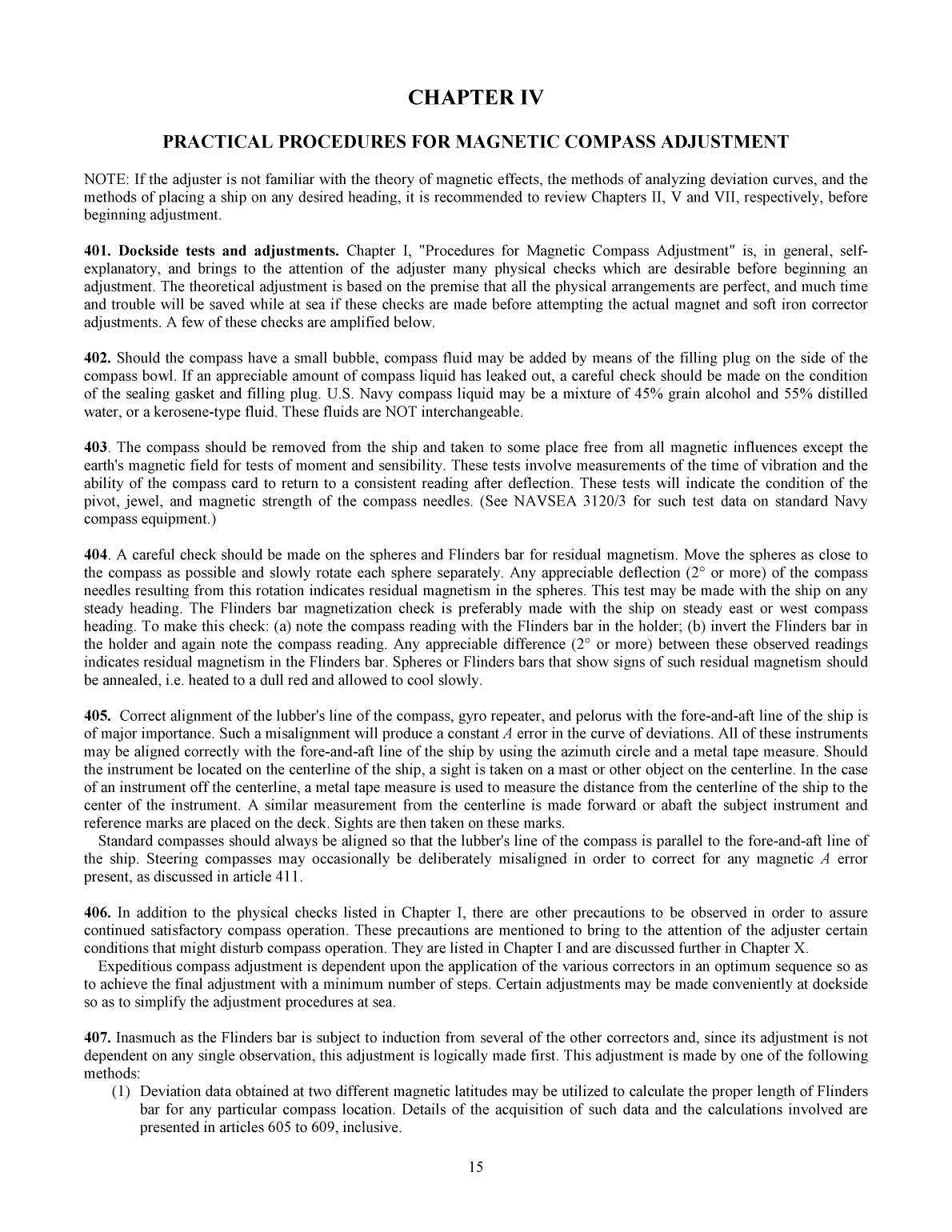 Handbook Of Magnetic Compass Adjustment