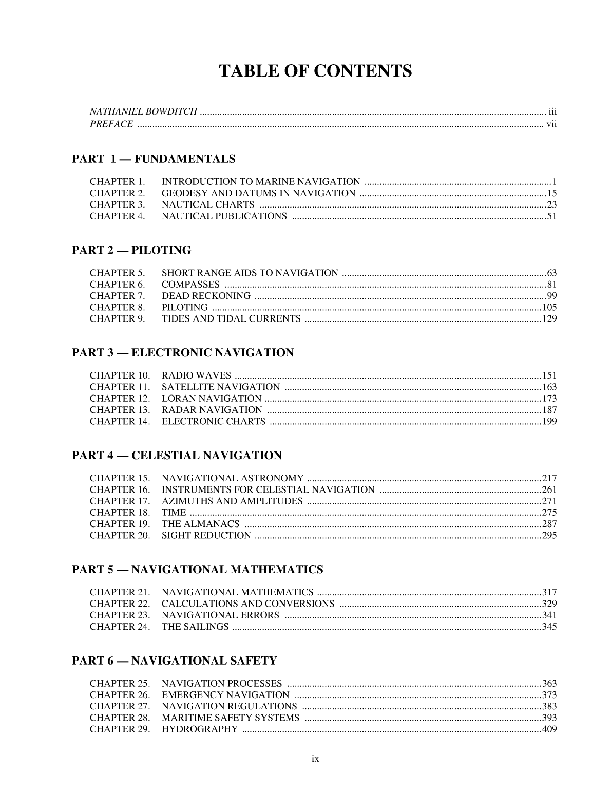 The American Practical Navigator