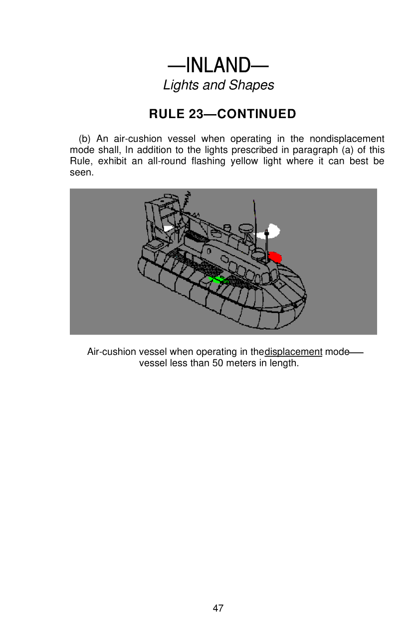 United States Coast Guard Navigation Rules