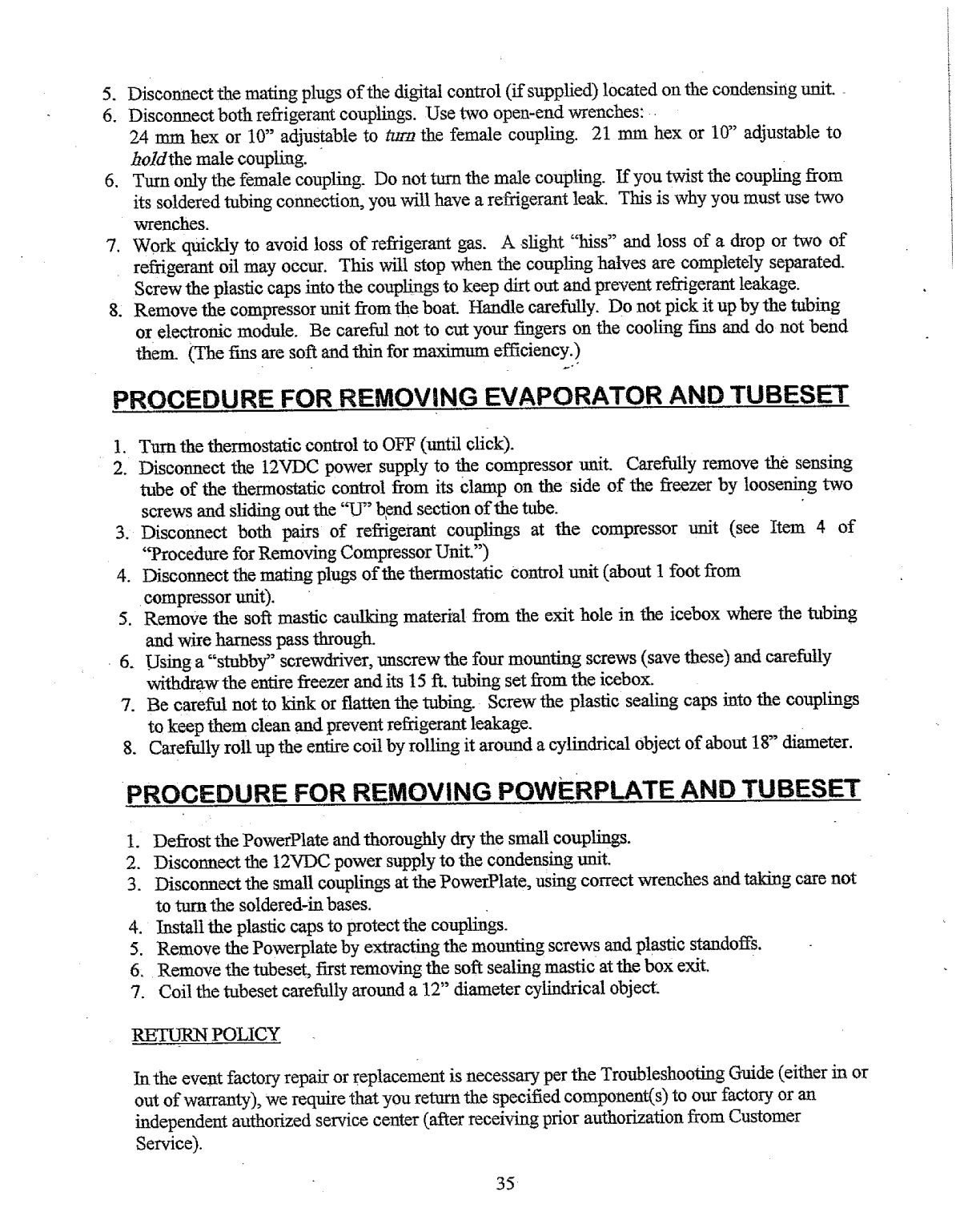 Adler Barbour waeco io Manual