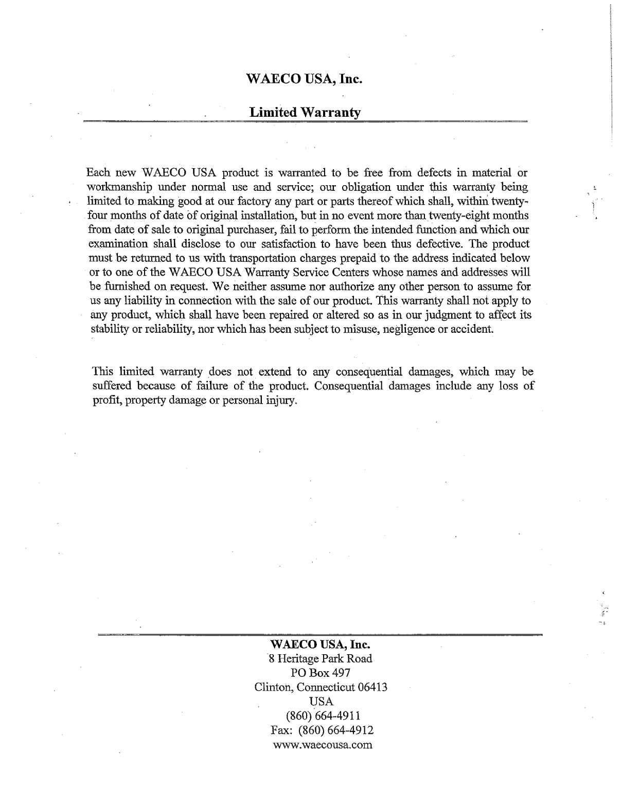 Adler Barbour waeco io Manual