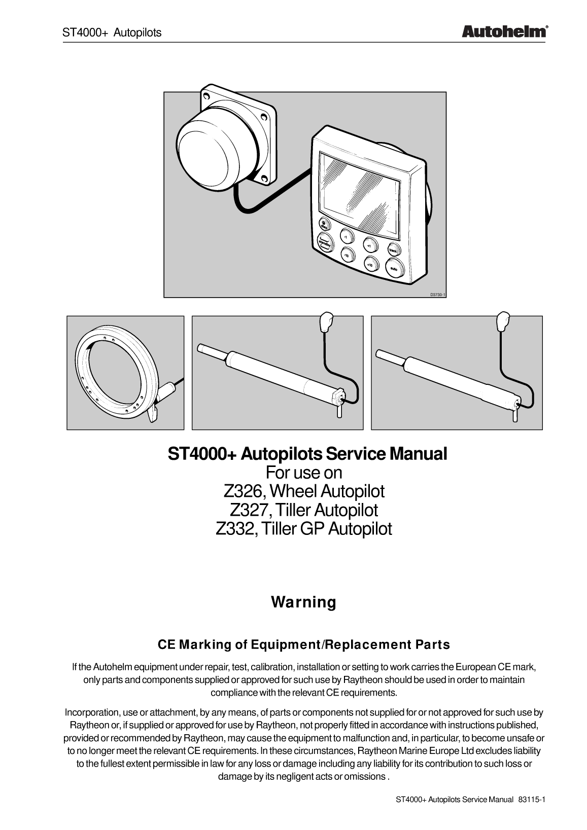 Autohelm Autopilot St4000