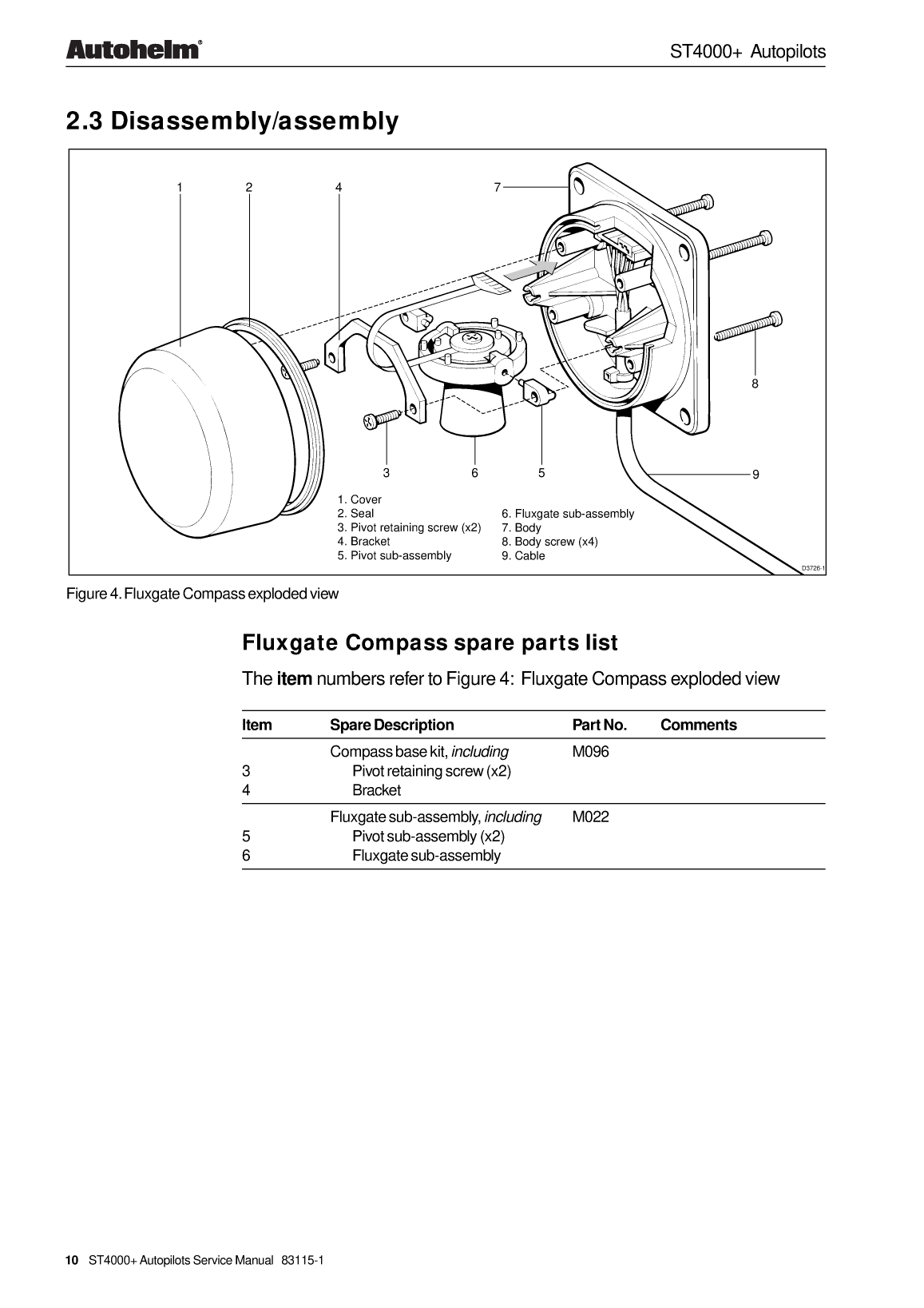 Autohelm Autopilot St4000