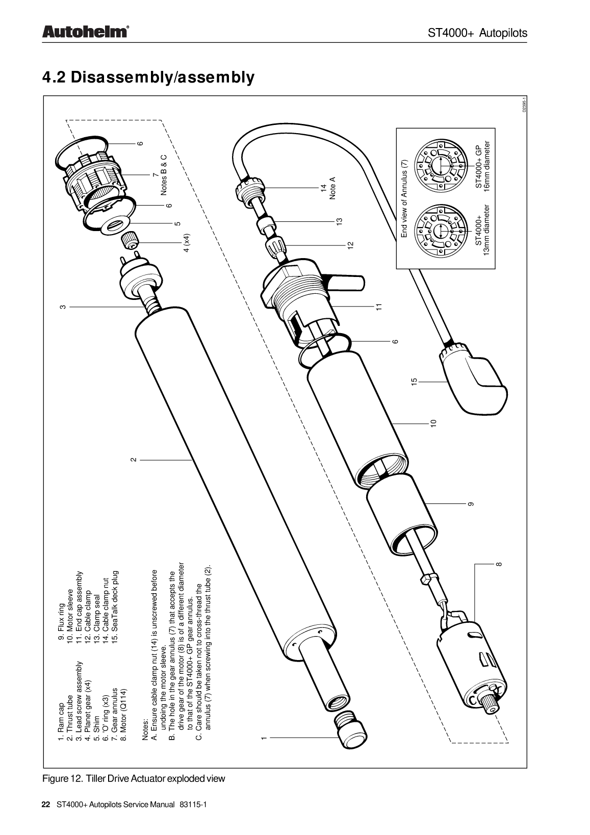 Autohelm Autopilot St4000
