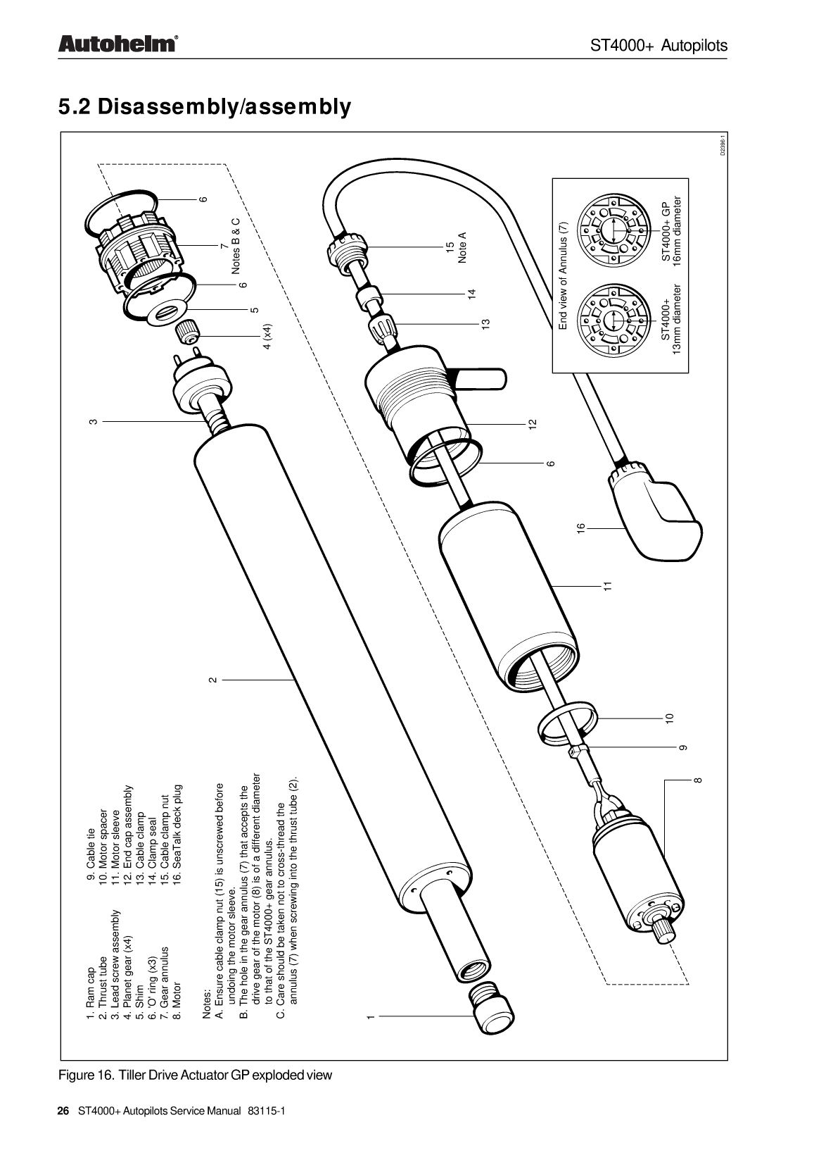 Autohelm Autopilot st4000