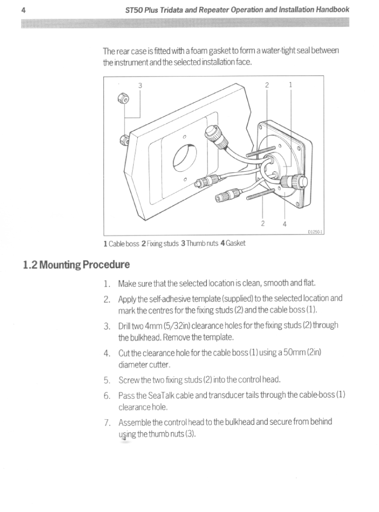 Autohelm st50 Tridata