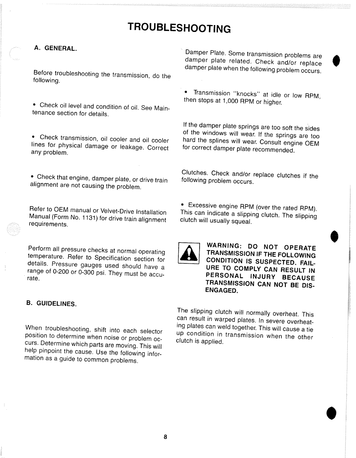 Borg Warner 71c 72c Transmission Manual