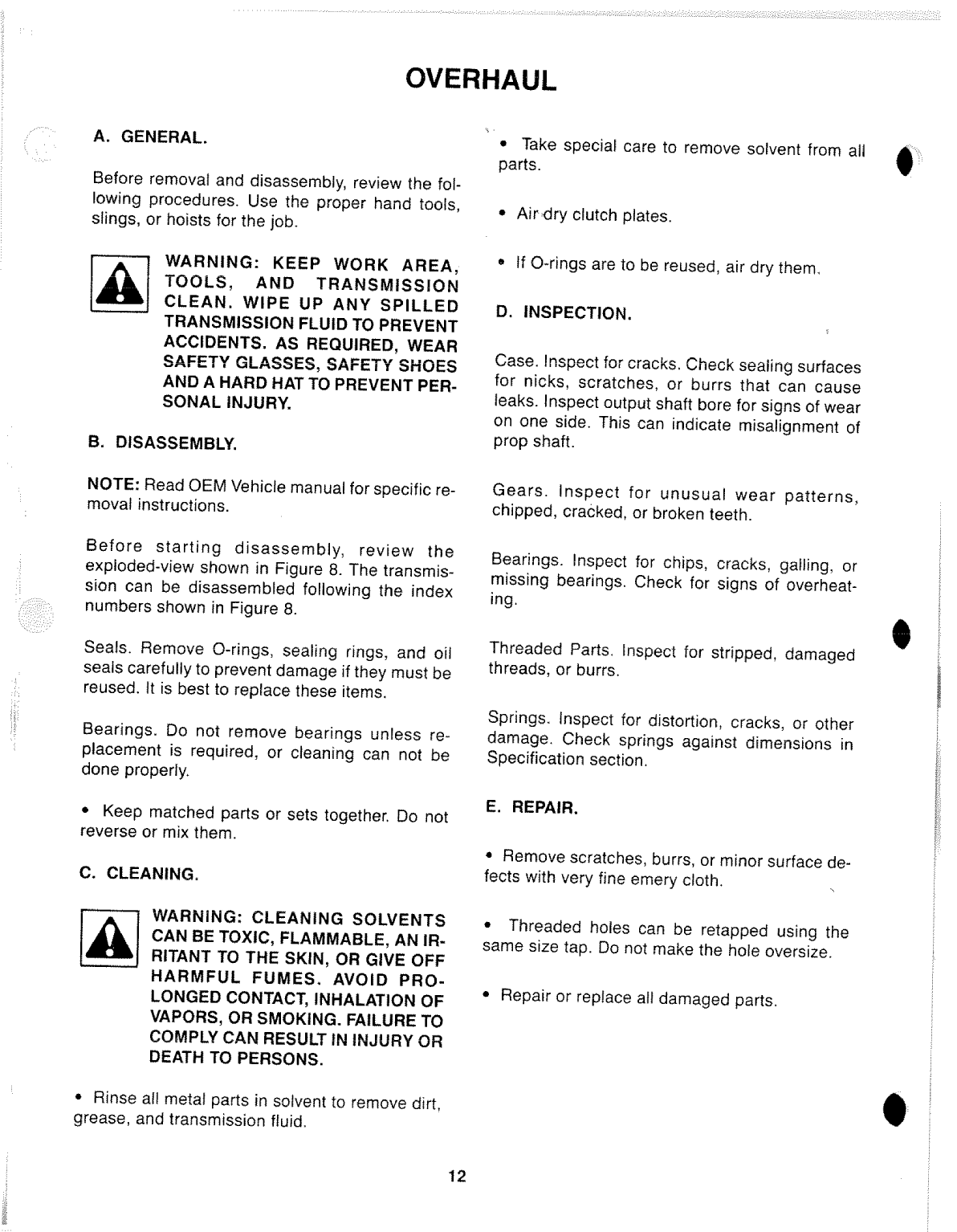 Borg Warner 71c 72c Transmission Manual