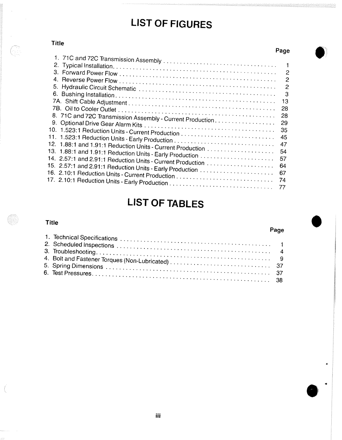 Borg Warner 71c 72c Transmission Manual