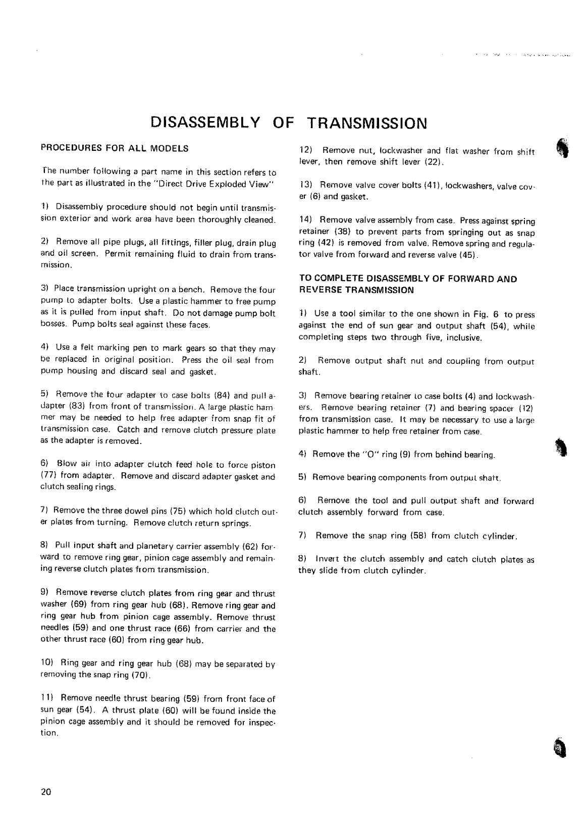 Borg Warner Velvet 73c Service Manual