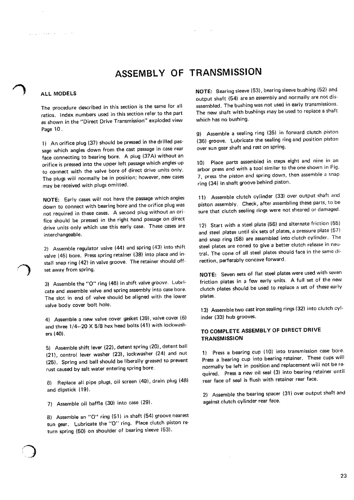 Borg Warner Velvet 73c Service Manual