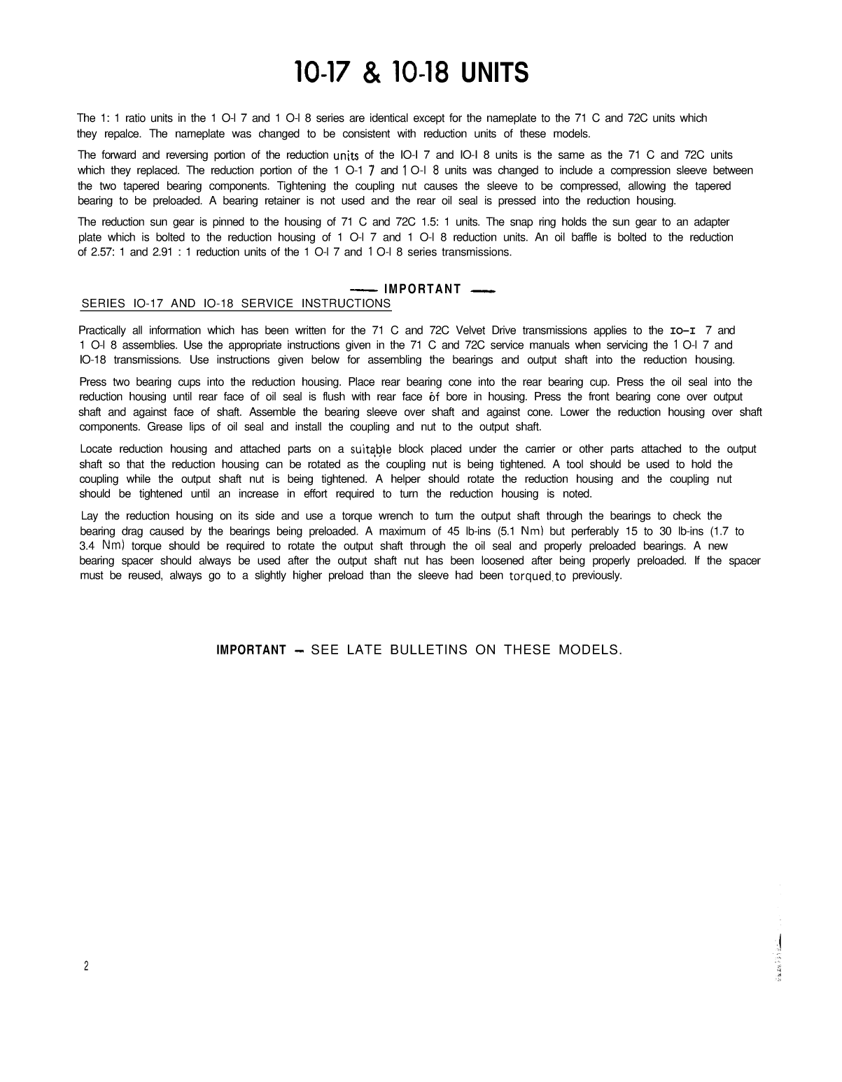 Borg Warner Velvet Drive Marine Installation