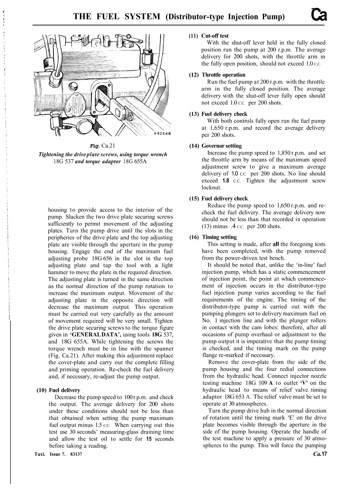 Cav dpa Pump Rebuild Manual