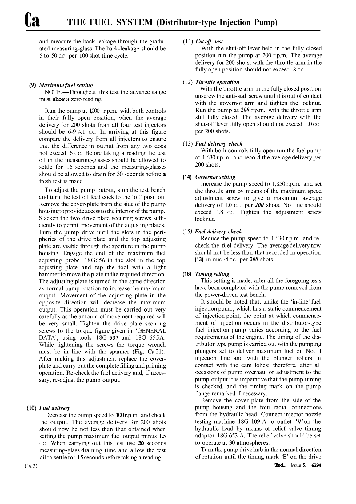 Cav dpa Pump Rebuild Manual