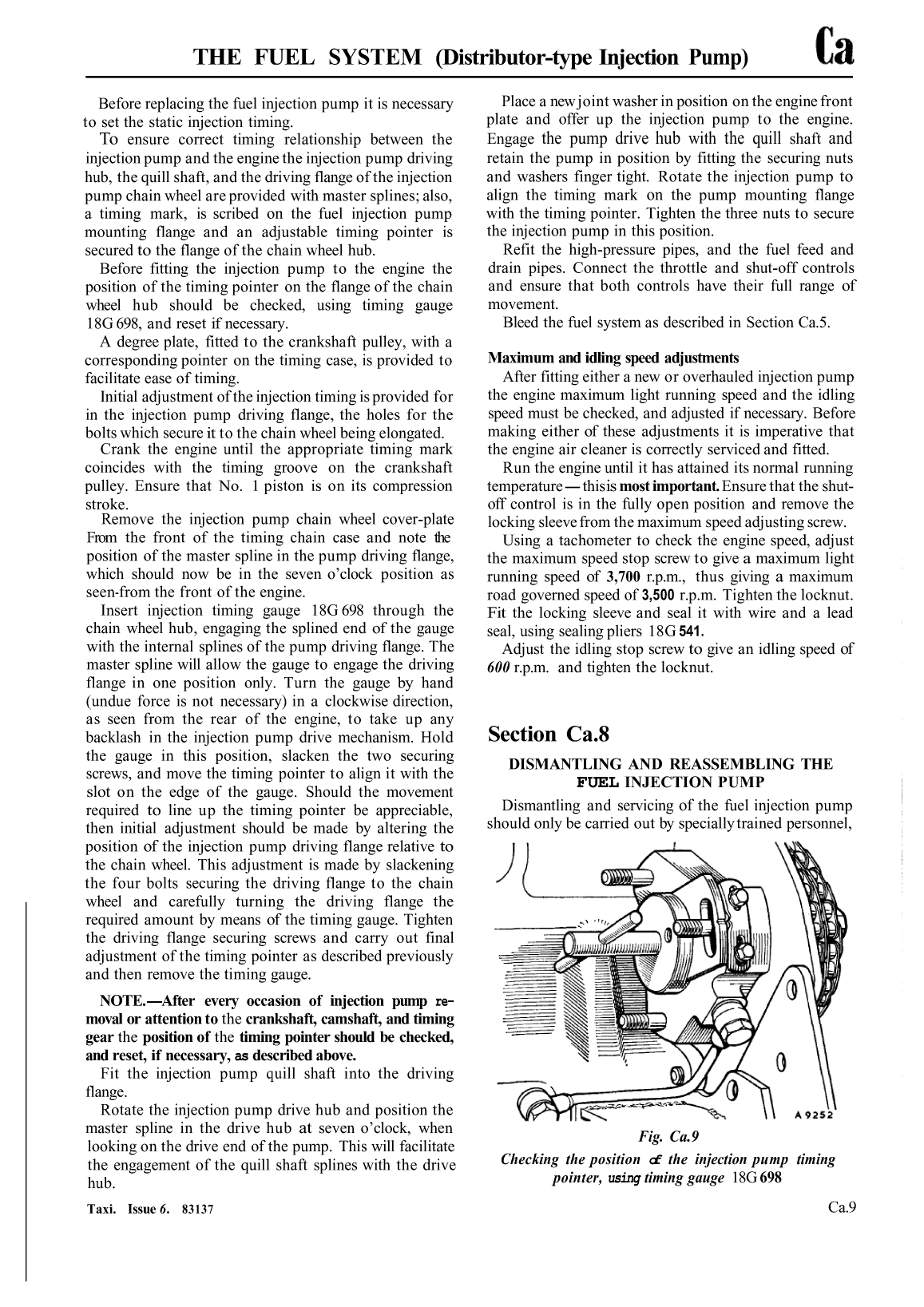Cav dpa Pump Rebuild Manual