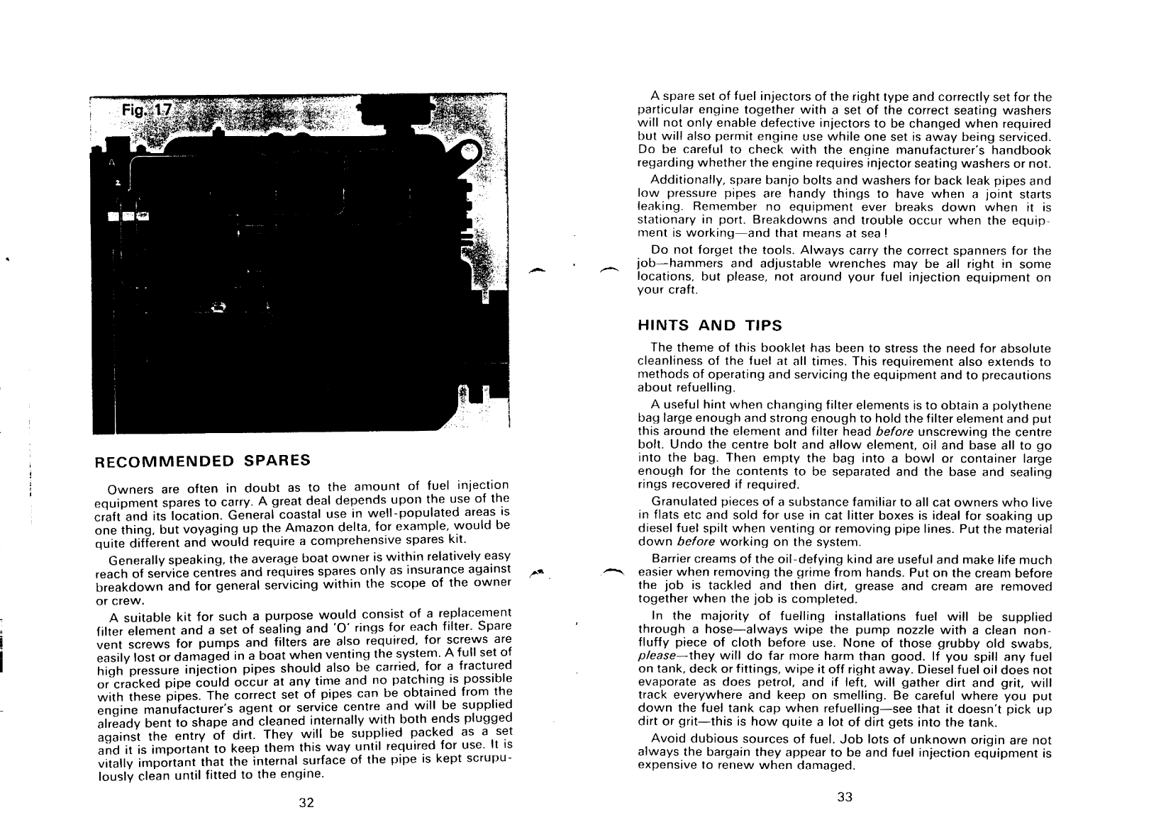 Cav Diesel Fuel Injection for Boats
