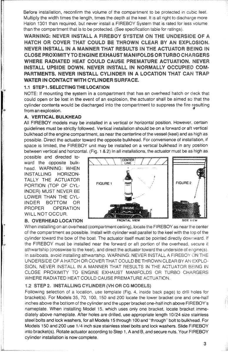 ' Fireboy Halon 1301 System'