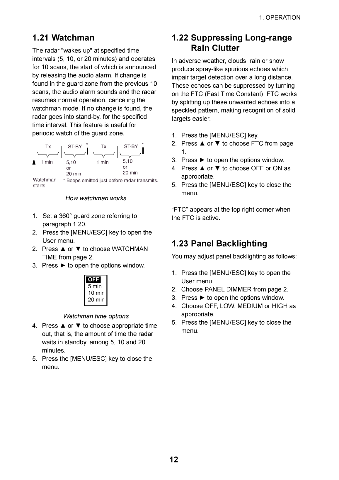 Furuno 1715 Radar Operator