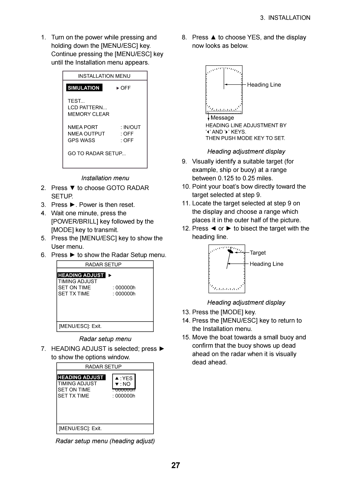 Furuno 1715 Radar Operator