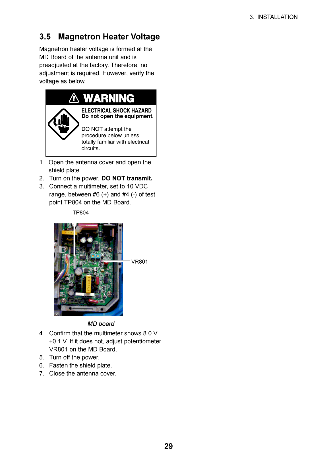 Furuno 1715 Radar Operator