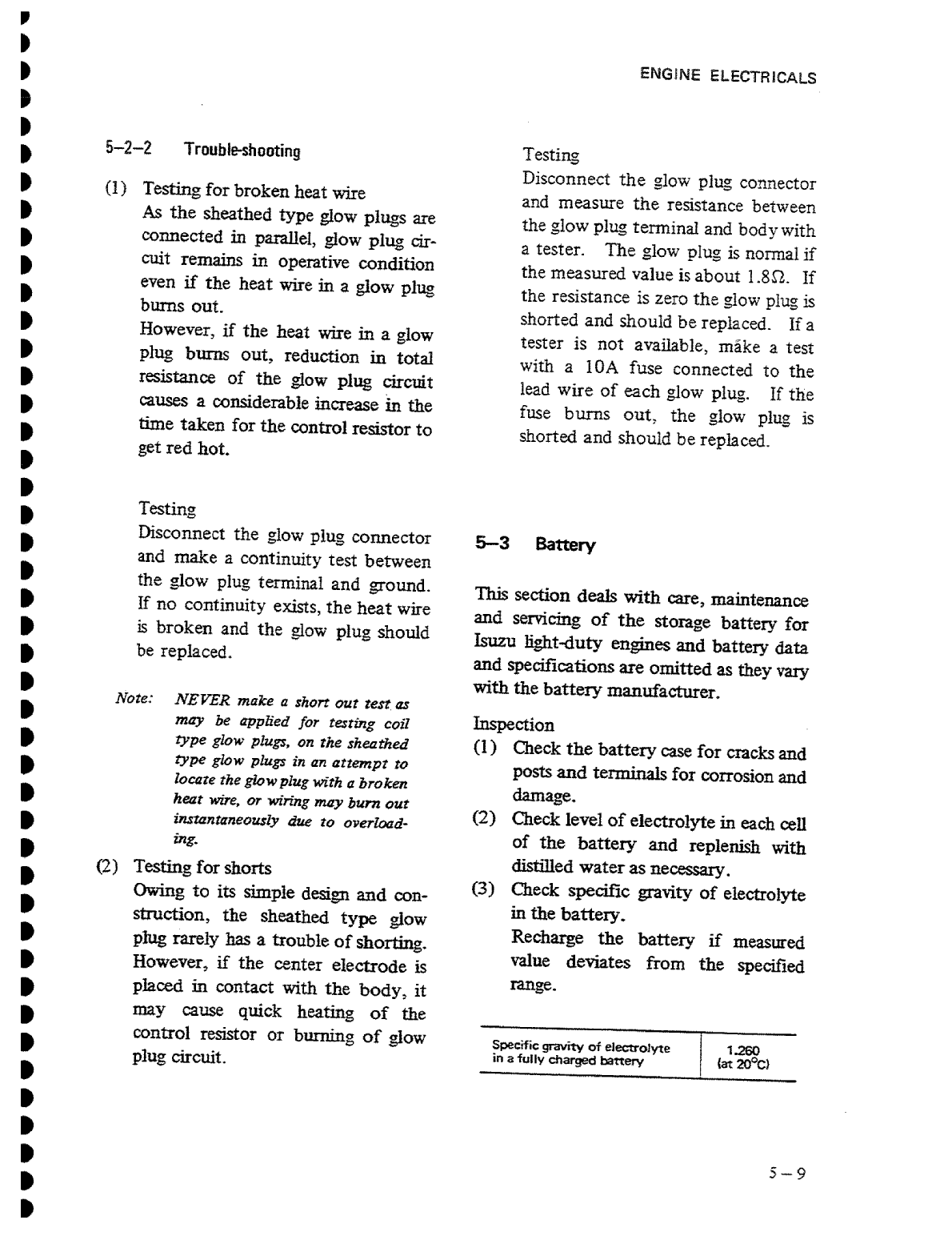Isuzu 2aa1 to 3ab1 Workshop Manual