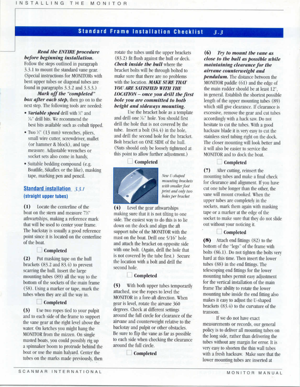 Monitor Windvane Manual