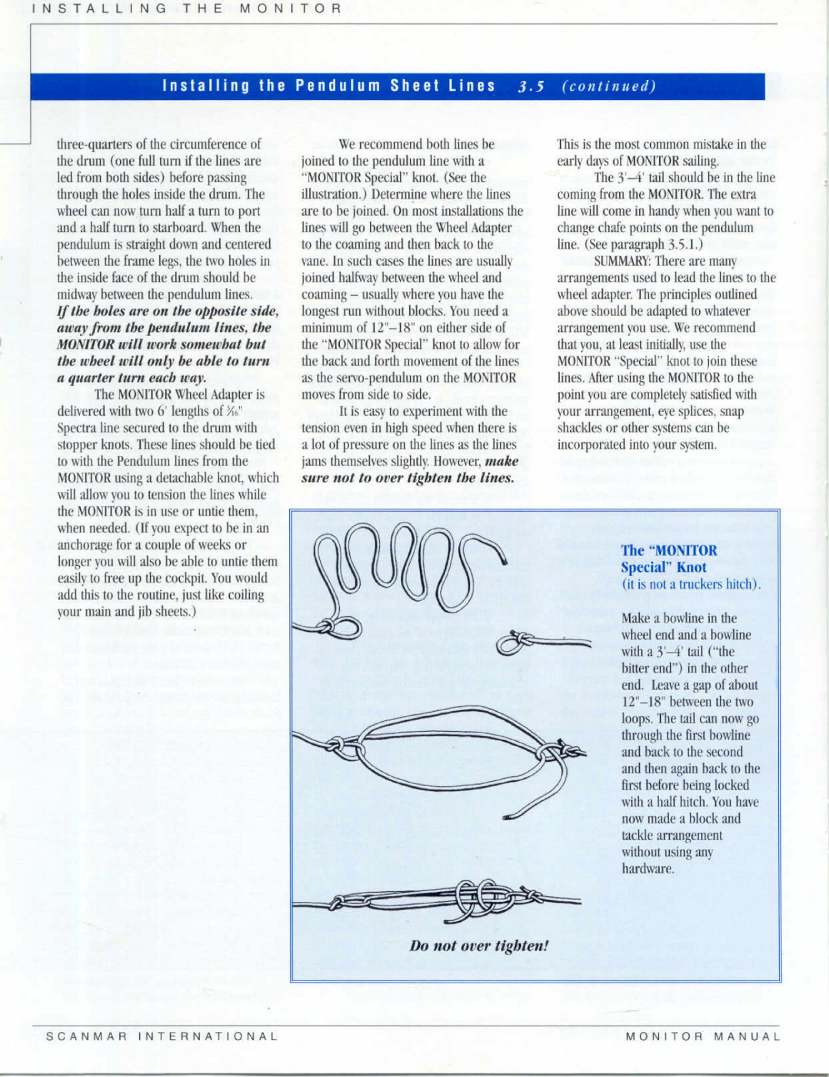 Monitor Windvane Manual