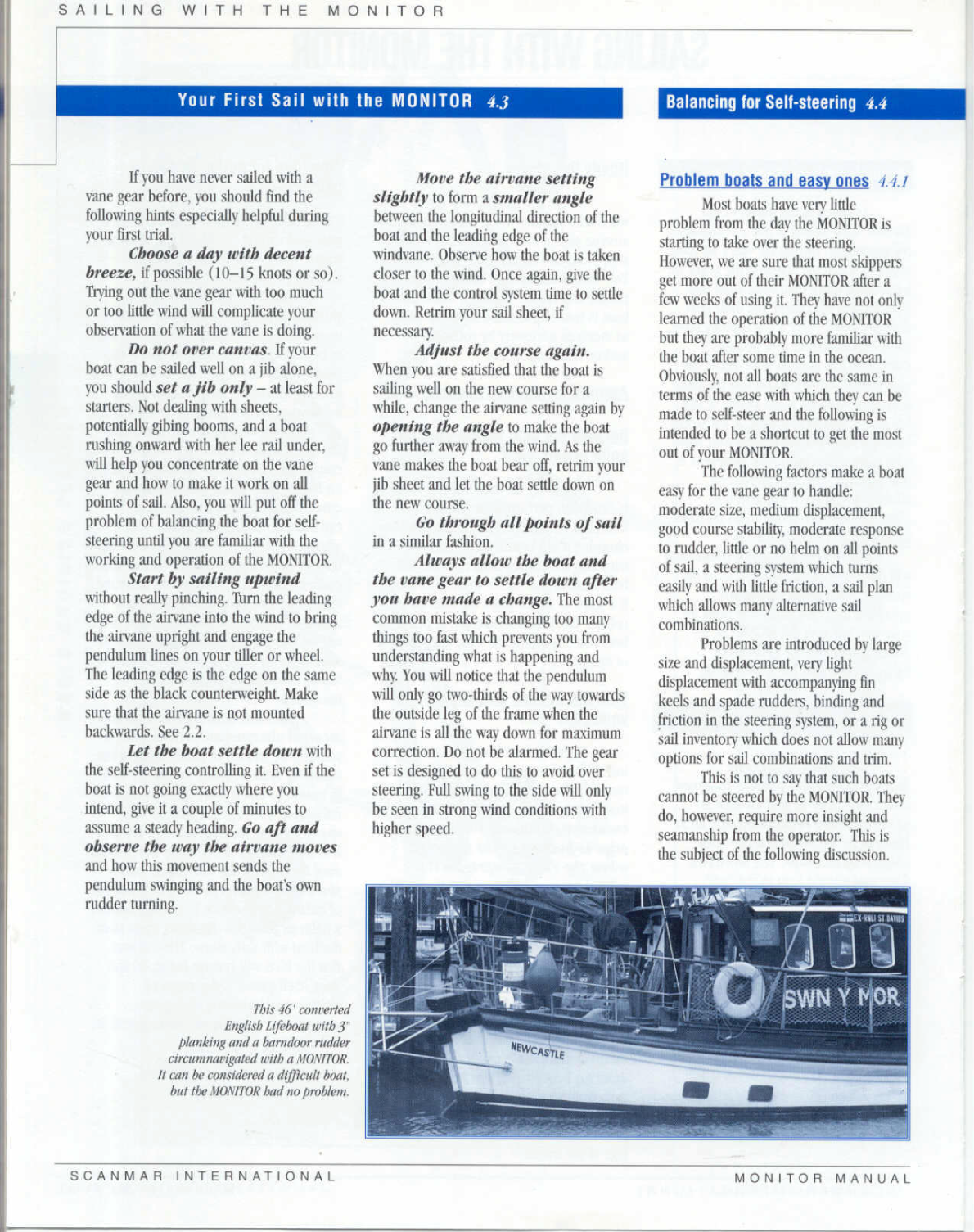 Monitor Windvane Manual