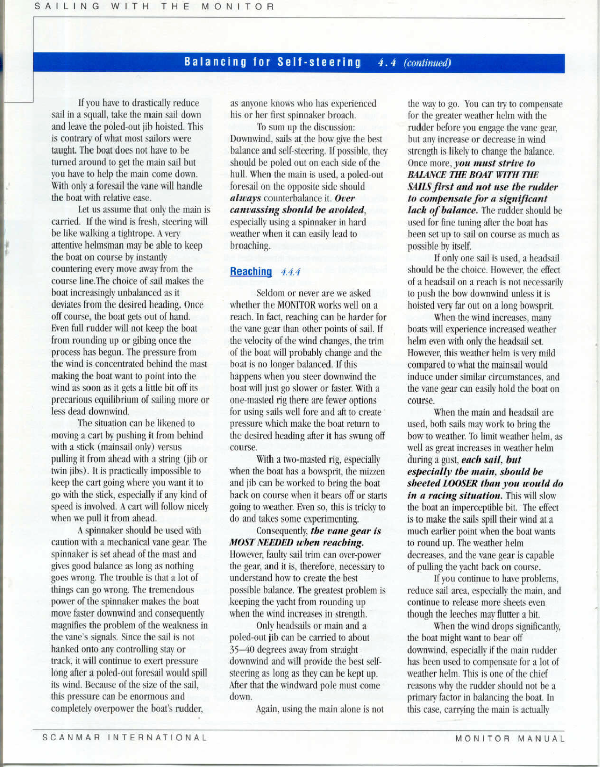 Monitor Windvane Manual