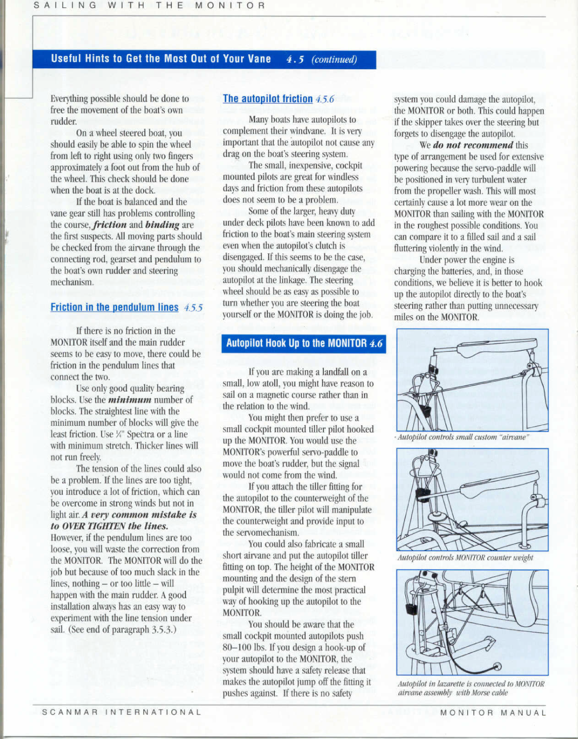 Monitor Windvane Manual