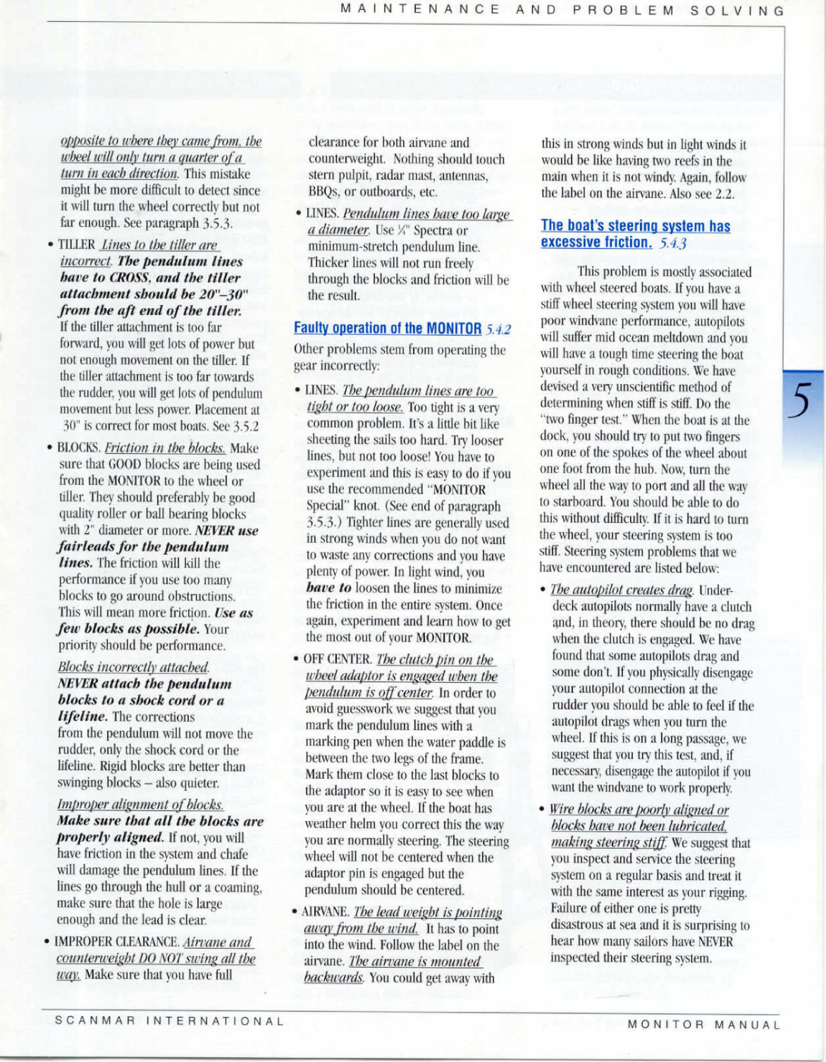 Monitor Windvane Manual