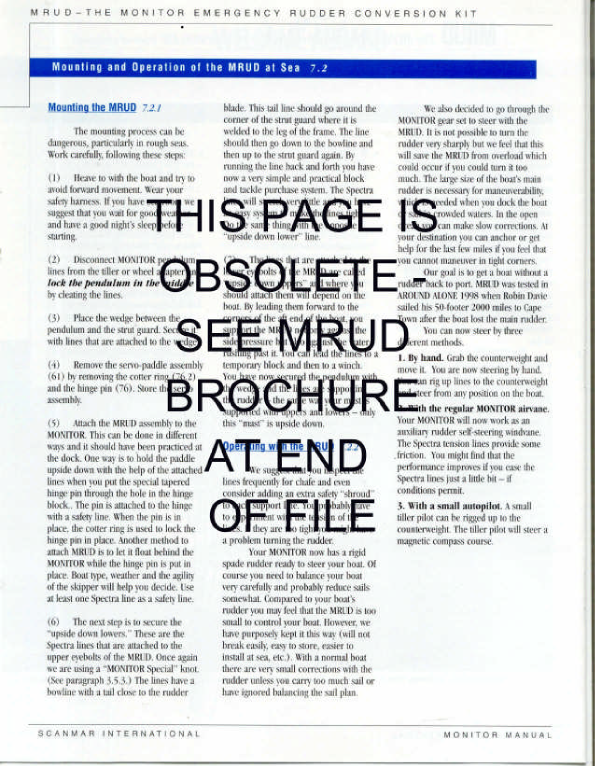 Monitor Windvane Manual