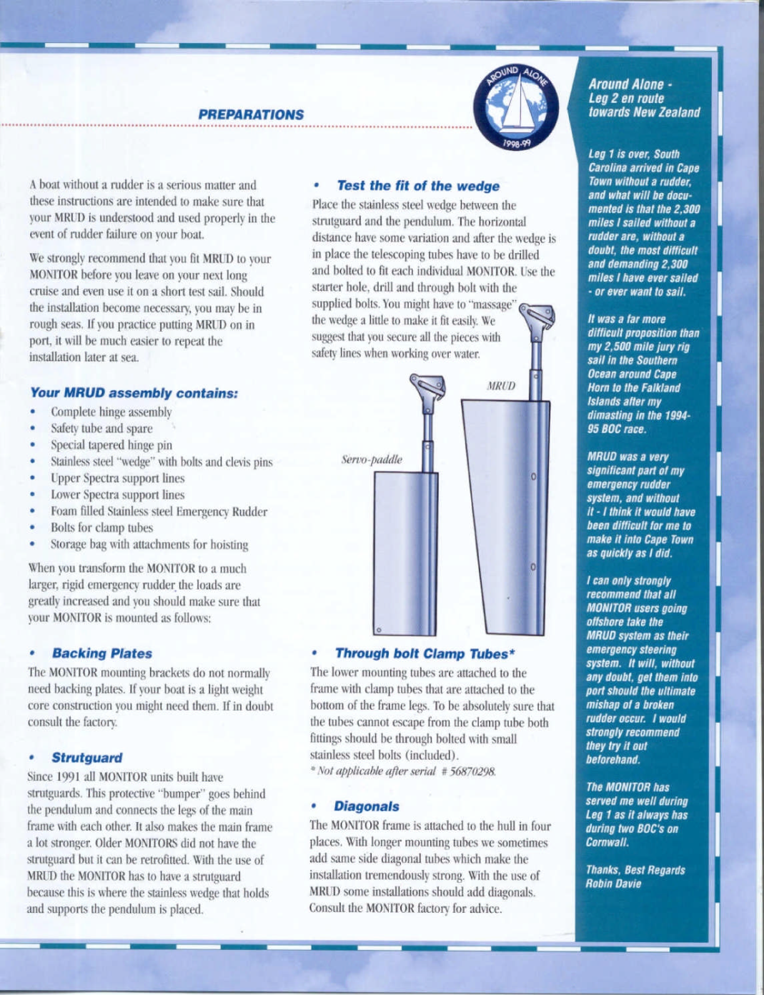 Monitor Windvane Manual