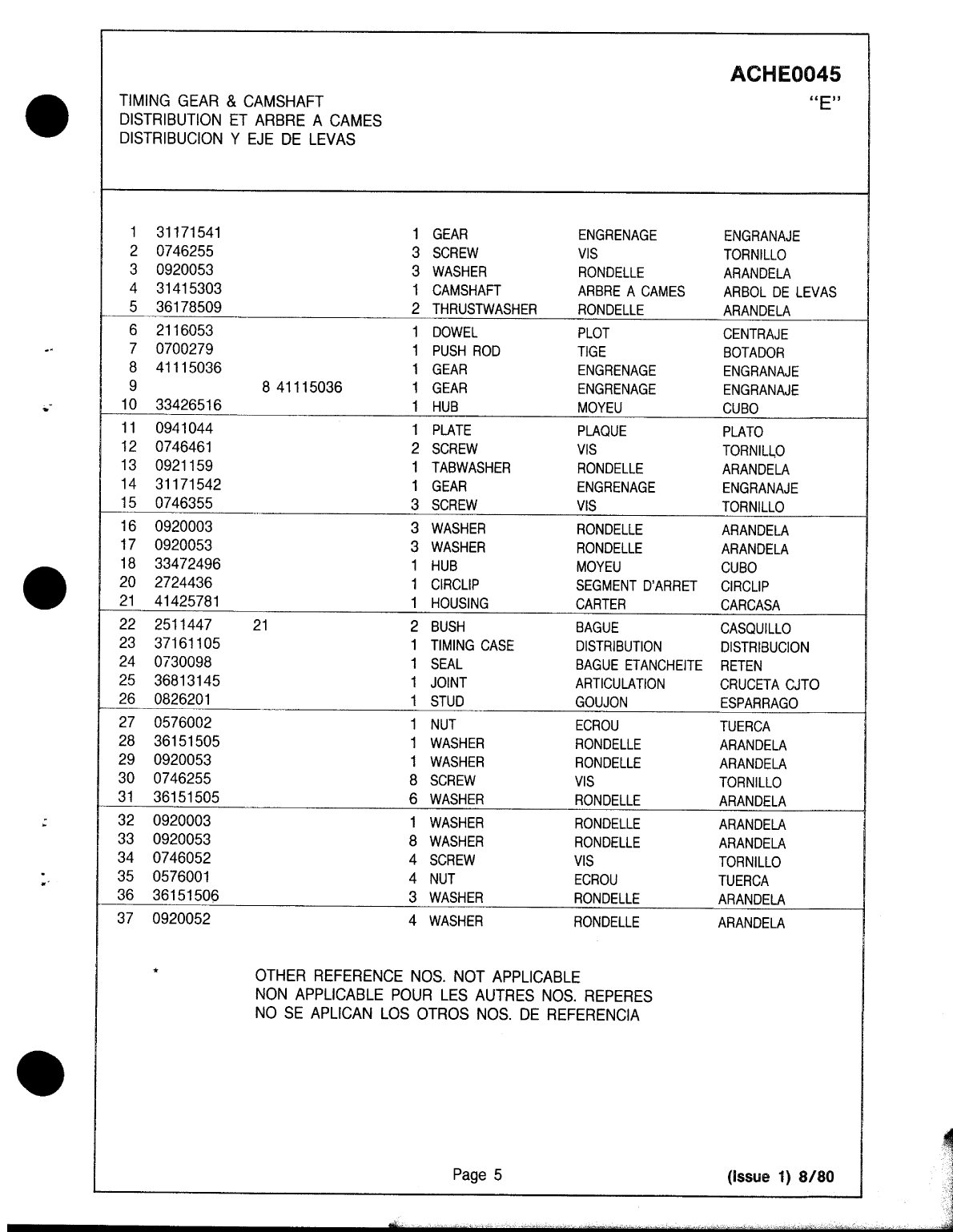 Perkins 4.108m Parts Manual