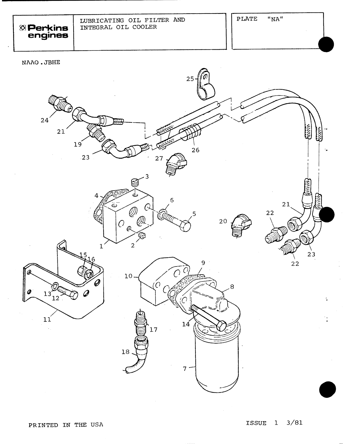 Perkins 4.108m Parts Manual