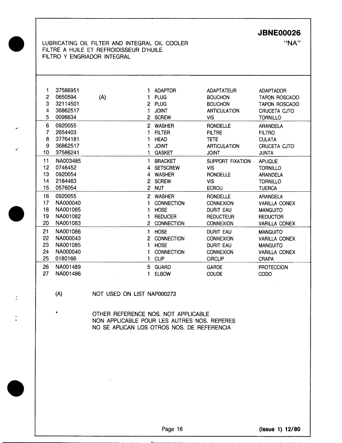 Perkins 4.108m Parts Manual