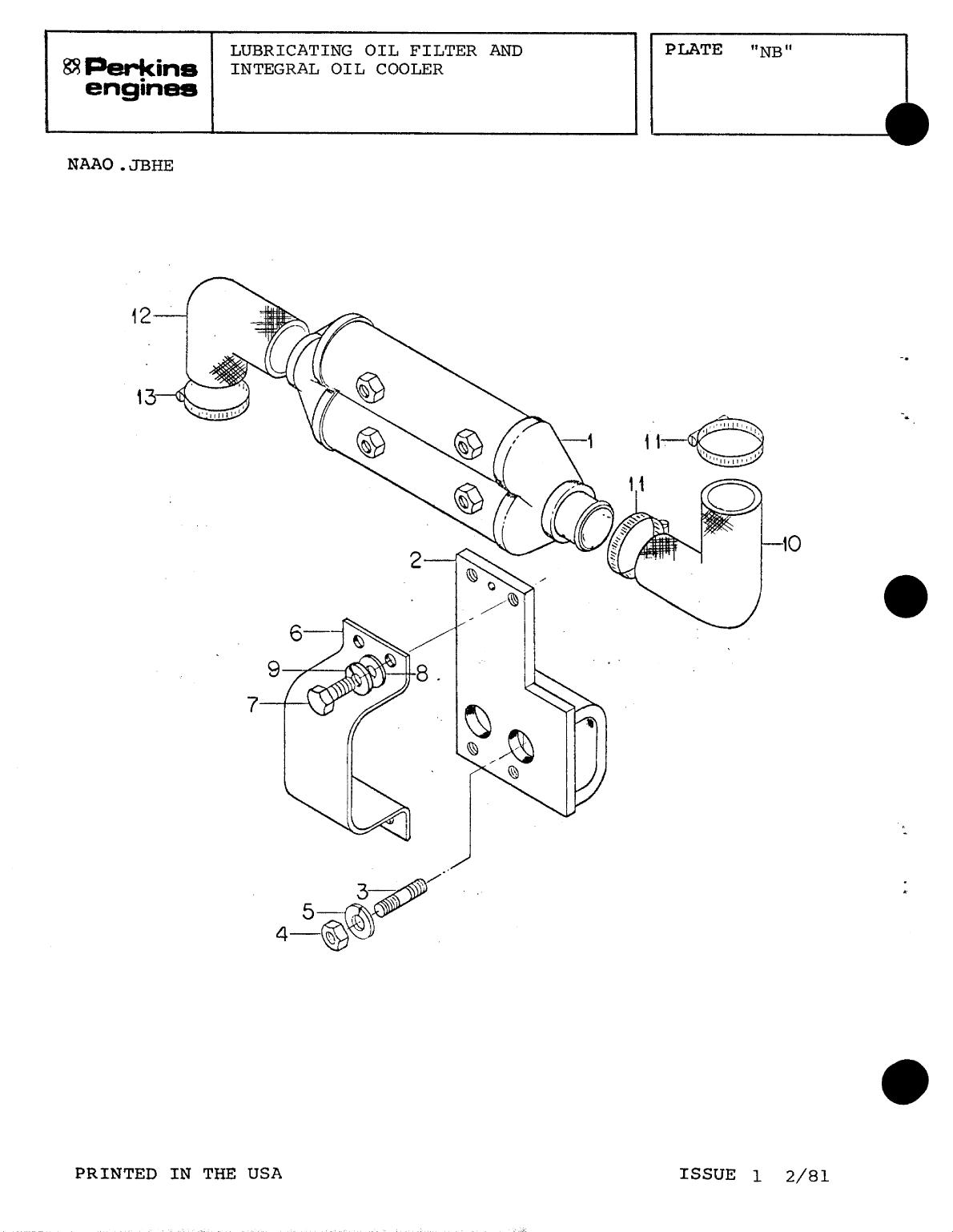 Perkins 4.108m Parts Manual