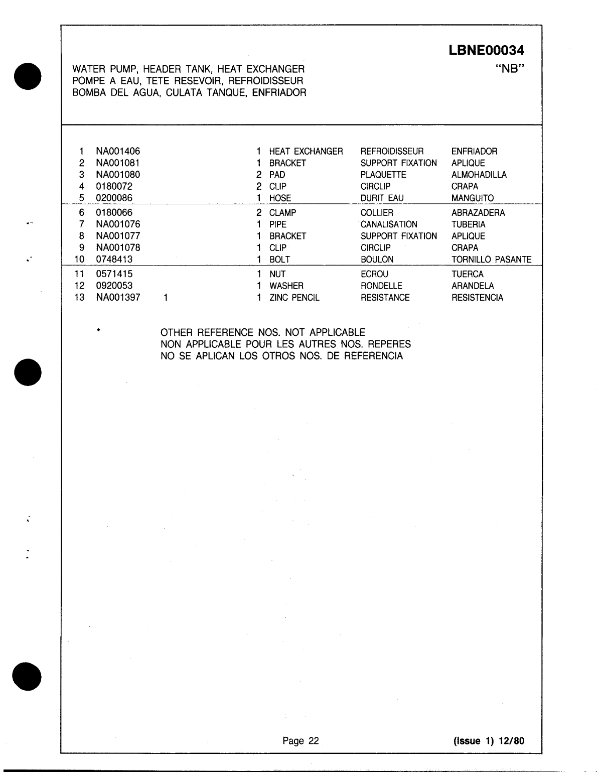 Perkins 4.108m Parts Manual