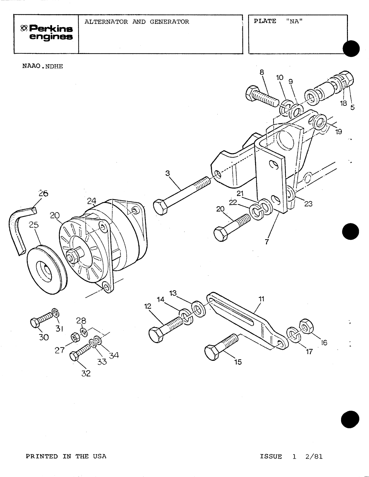 Perkins 4.108m Parts Manual