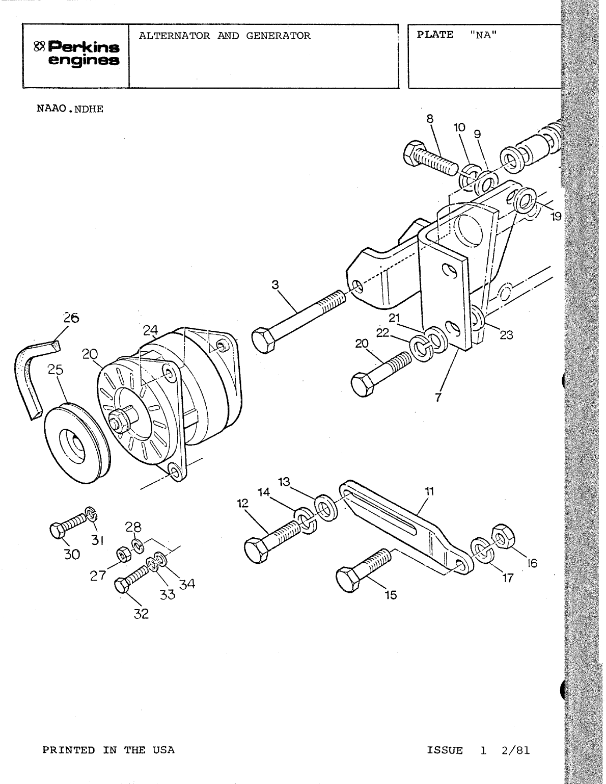 Perkins 4.108m Parts Manual