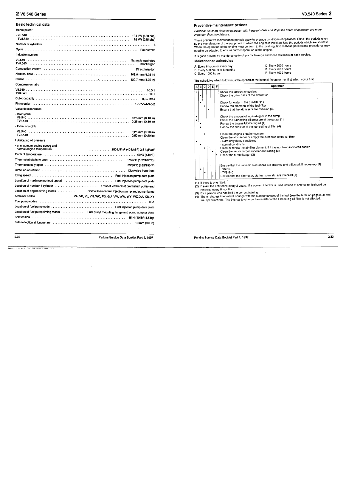 Perkins Service Data Book Part 1