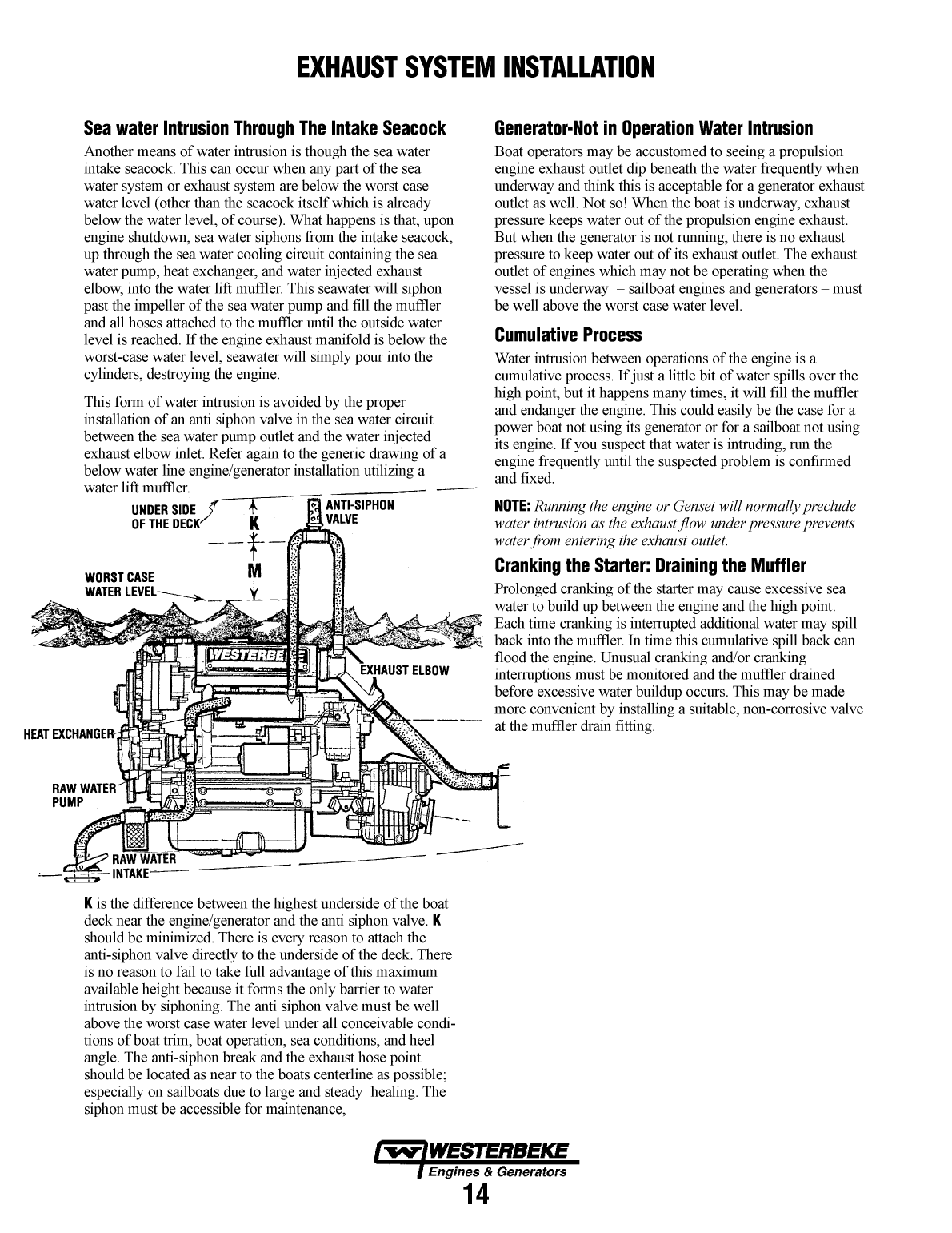 Westerbeke Marine Engine Installation Manual