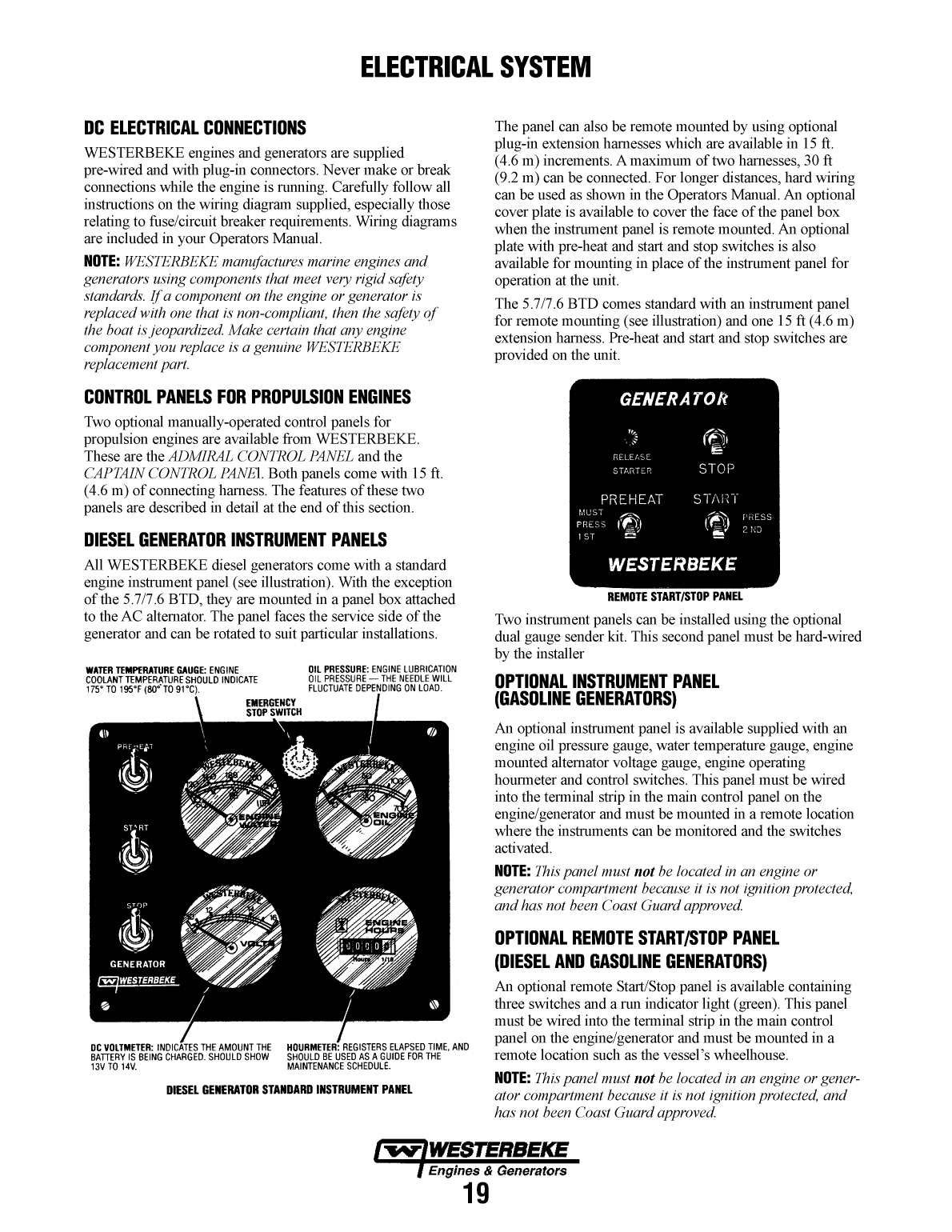 Westerbeke Marine Engine Installation Manual