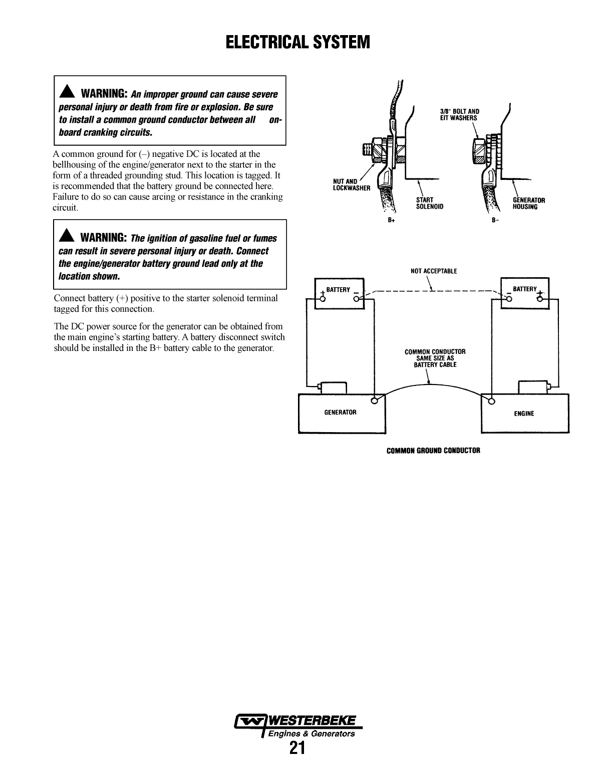 Westerbeke Marine Engine Installation Manual