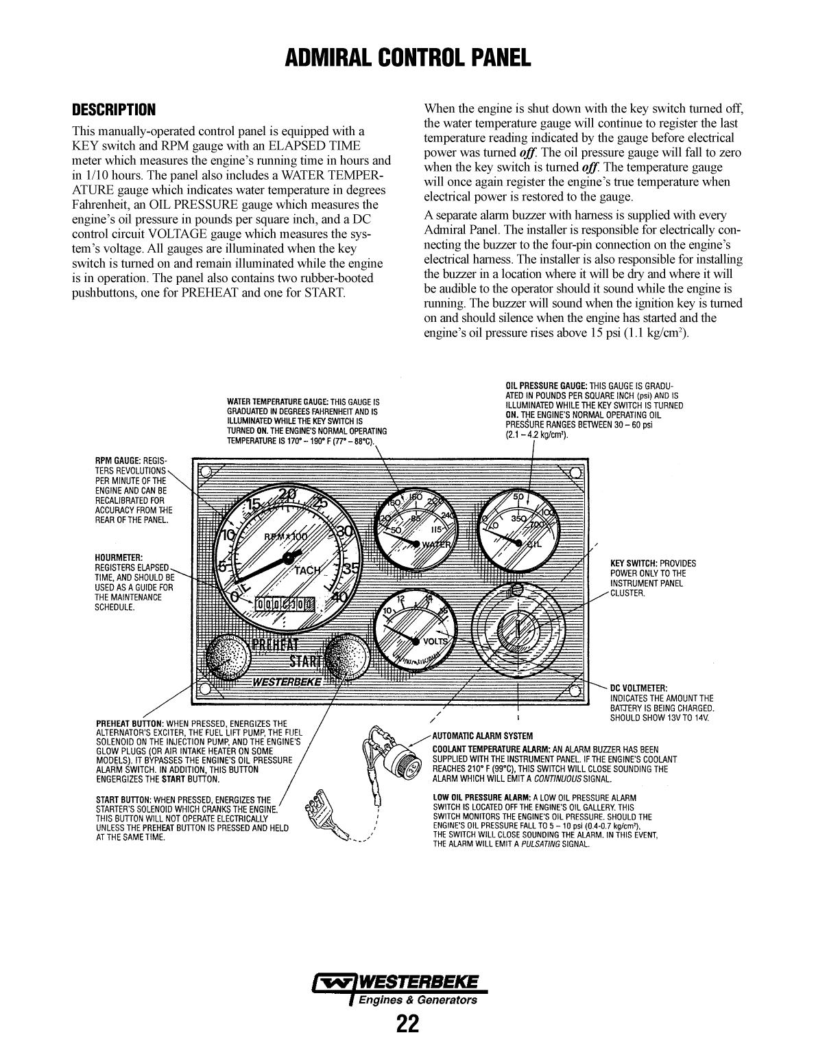 Westerbeke Marine Engine Installation Manual