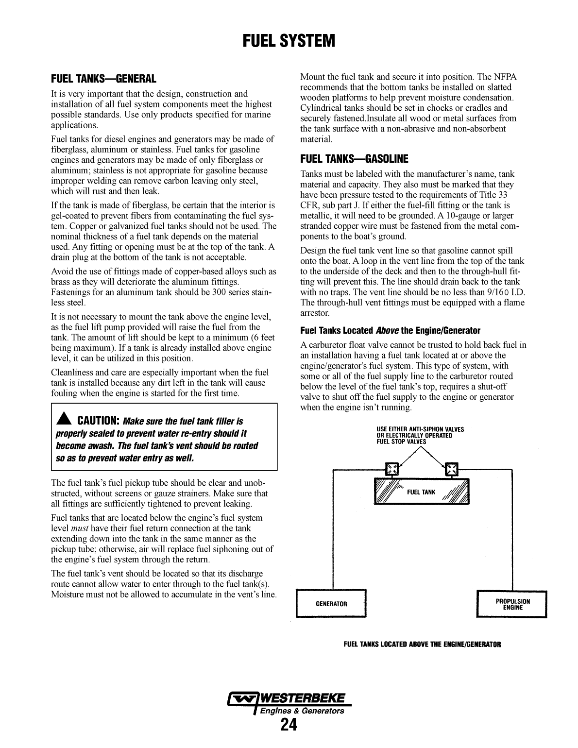 Westerbeke Marine Engine Installation Manual