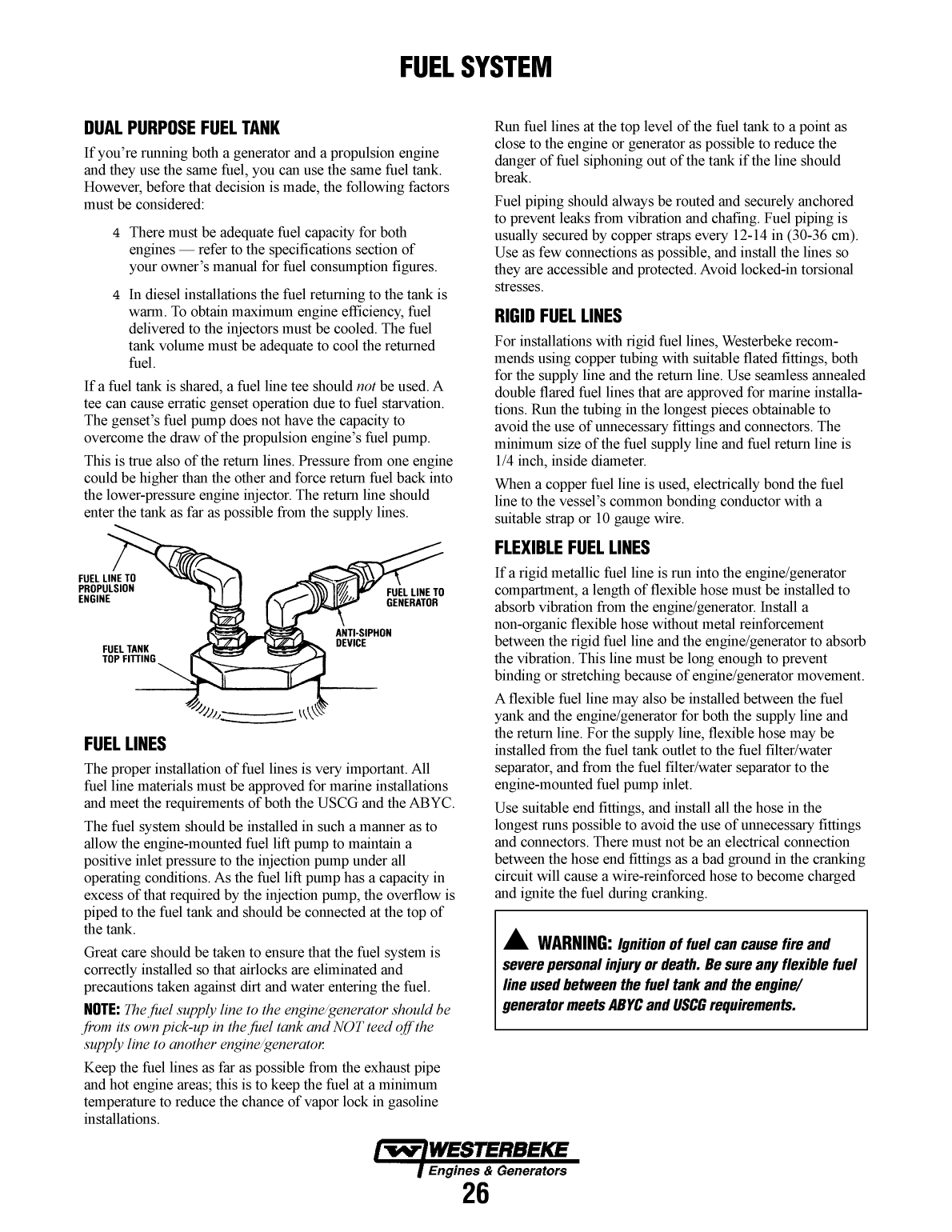 Westerbeke Marine Engine Installation Manual