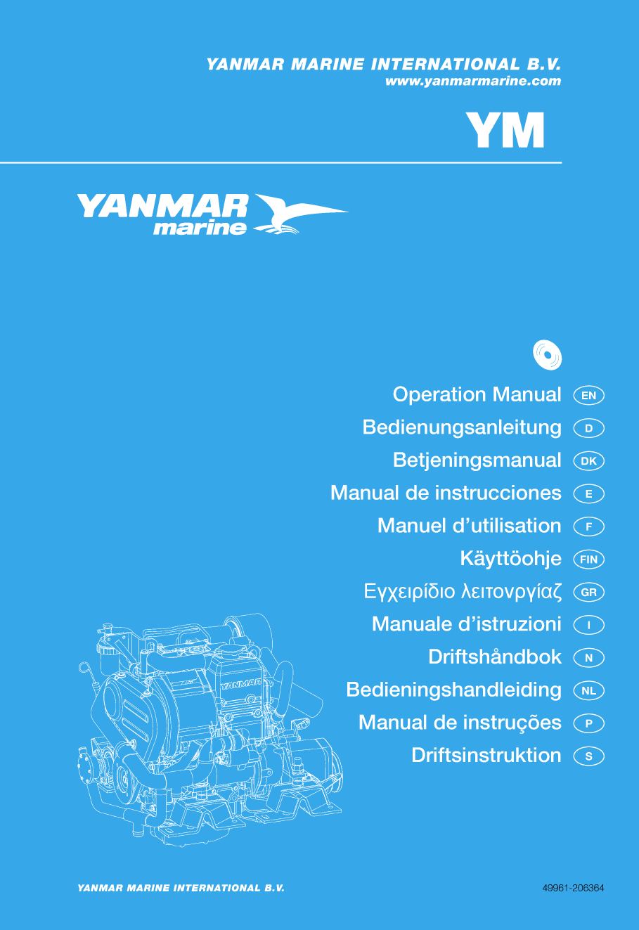 3ym30: Yanmar Inboard Engine 29hp/22.1kw Owners Manual